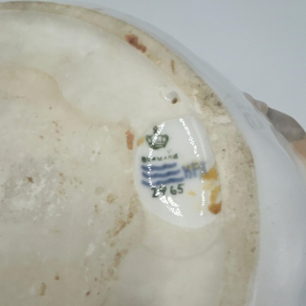 Royal Copenhagen Art Nouveau bowl Porcelain Crab Fish Pattern, Denmark, Blue - Picture 7 of 8